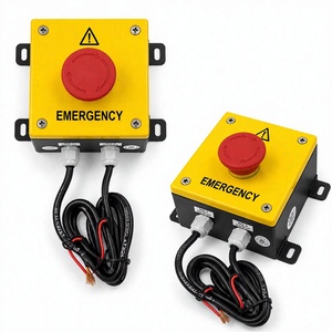 iota International iota809 AIS-140 Interrupteur de panique en métal avec capuchon en forme de champignon - Résistant à l'eau et durable - Product Image 1