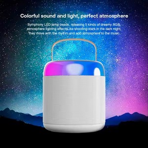 New loa không dây đến RGB Home gia đình Đảng <span class=keywords><strong>HiFi</strong></span> <span class=keywords><strong>Mini</strong></span> không dây với microphone xách tay màu xanh răng Loa <span class=keywords><strong>Set</strong></span> - Product Image 4