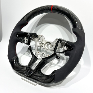 Volante de Fibra de Carbono de Alta Calidad para <span class=keywords><strong>Hyundai</strong></span> <span class=keywords><strong>I30</strong></span> <span class=keywords><strong>N</strong></span> Veloster <span class=keywords><strong>N</strong></span> Elantra <span class=keywords><strong>N</strong></span> Genesis. En stock. Envío Exprés de 7 Días. - Product Image 1