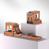 Jujsong Tmax — Machine à rames intelligente pliable en bois, appareil de sport à domicile, résistance à l'eau
