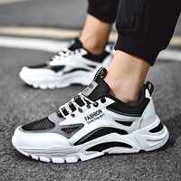 Baskets de course estivales 2026 en maille ajourée pour adolescents et hommes – Chaussures décontractées, tendance, respirantes et légères avec semelle intérieure en EVA
