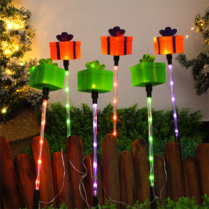 Outdoor Christmas Solar LED <strong>Little</strong> Lollipop Stick Flower <strong>Candy</strong> Cane Light Garden Park Patio Stake Decoration Light - Product Image 4