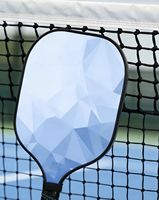 Pala de Pickleball de Fibra de Vidrio, Pala Individual para Principiantes, Ultraligera, Duradera, para Uso en Interiores y Exteriores