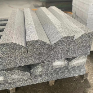 Granite Gris Sésame et Marbre Naturel Flammé, Grille d'évacuation des eaux pluviales, Bordure, Pierre de pavage martelée - Product Image 5
