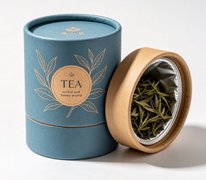 Eco Friendly Powder Container Tea Paper Can Packaging Coffee Bean Paper Cylinder Round Tube - Product Image 4