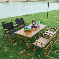 Meubles d'extérieur pliables modernes Table pliante légère Table de jardin portable Barbecue pique-nique fête Table de camping en aluminium Voyage