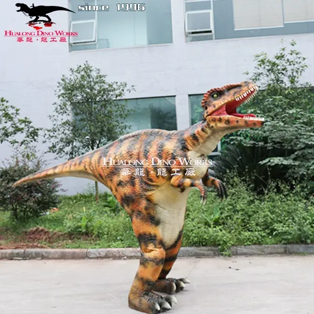 Marcher avec dinosaure costume de dinosaure réaliste grandeur nature bon prix à vendre