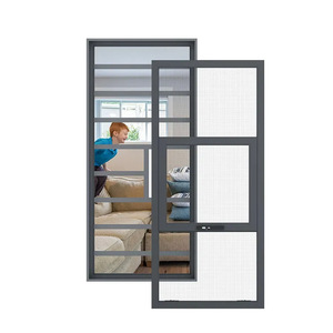 Châu Á thiết kế đẩy bay lên và xuống màn hình có thể thu vào cửa sổ chống xé Màn Hình Côn Trùng - Product Image 2