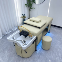 Lit de massage thaïlandais moderne en cuir PU pour thérapie aquatique, idéal pour salon de coiffure et table de massage