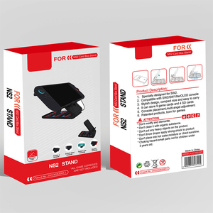 แท่นชาร์จพลาสติกพับได้สำหรับ NS2 NS1สำหรับ <span class=keywords><strong>Nintendo</strong></span> Switch 2 Switch1 Switch Lite คอนโซลเกมโอแอลไลท์พร้อมช่องเสียบการ์ดเกม - Product Image 6