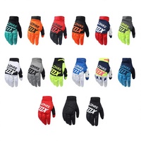 Gants de moto LOHASFOX compatibles avec les écrans tactiles, résistants à l'abrasion, antidérapants, en nylon 16 couleurs pour hommes, sports de plein air, motocyclisme