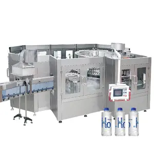 3-in-1 Washing Filling Capping Water Machine/Automatic Plastic Bottled Drink Liquid Filling Machines