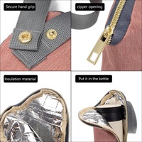 Sac isotherme personnalisé pour biberons, sacs refroidisseurs pour biberons, pochette suspendue pour poussette