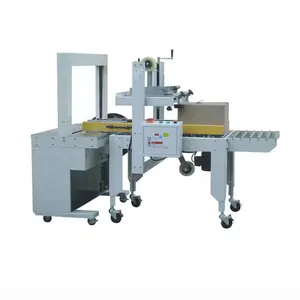 Automatic Pack Carton Carton Sole Tape Sealing Machine And Strapping Machine taping machine heat sealer