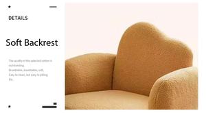 <span class=keywords><strong>Fauteuil</strong></span> d'appoint en velours Teddy, <span class=keywords><strong>fauteuil</strong></span> moderne avec pieds en métal pour chambre à coucher, salle de maquillage, salon - Product Image 5