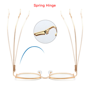 नई हाई-एंड कैट मेटल फ्रेम फ्लैट लाइट फ्रेम एंटी ब्लू लाइट लेंस आईवियर कंप्यूटर रेट्रो डिजाइनर फैशन महिला चश्मा - Product Image 5