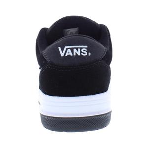 Zapatillas de skate con cordones Hylane Gs para niños, parte superior de lona, cómodas, color negro asfalto y blanco, talla 4 - Product Image 3