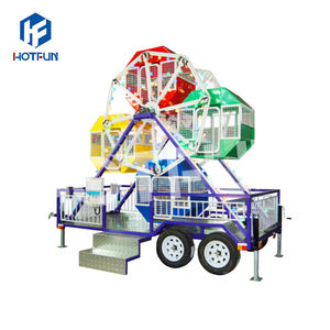 Portable Amusement Ride Kids Petite Grande Roue Mobile Remorque Monté Mini Remorque Grande Roue à Vendre - Product Image 2