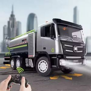 1/24 RC <span class=keywords><strong>remorque</strong></span> camion <span class=keywords><strong>tracteur</strong></span> 2.4GHz télécommande Construction radiocommande à plat RC camion jouet - Product Image 2
