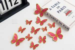 Décoration de gâteau papillon 3D colorée décoration fantaisie pour les mariages de la Saint-Valentin fêtes d'anniversaire et célébrations à thème - Product Image 4