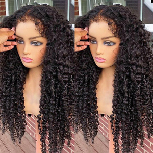 Peluca de Cabello Humano Remy Virgen Vietnamita Natural Rizado con Encaje Transparente HD 13x6, 250% de Densidad, Sin Adhesivo, de Primera Calidad para Mujer - Product Image 1
