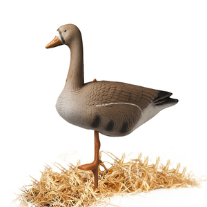 Multi-Pose Collapsible Floating Standing Waterfowl Decor Plastic Realistic Lightweight Landscape Goose Ornaments <b>Hunting</b> <b>Decoy</b> - Product Image 1