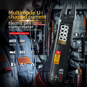 Pince ampèremétrique en U Bside 100A 600V AC/DC, détection de fil sous tension, usage professionnel - Product Image 1