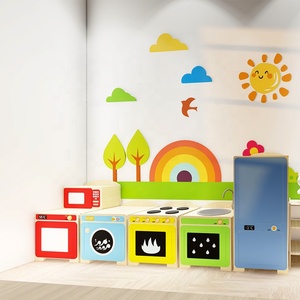 Creche montessori para niños pequeños, mesas de preescolar, sillas, muebles de guardería - Product Image 4