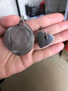 Hot Custom Cup Mug Bule Chá Malha Filtro Bola Pequena Aço Inoxidável Reutilizável Coração Folha Solta Chá Infusor Filtro Home Kitchen - Product Image 4