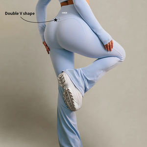 Mickey <span class=keywords><strong>Femme</strong></span> Jambe <span class=keywords><strong>Large</strong></span> Gym Fitness Flare <span class=keywords><strong>Pantalon</strong></span> Taille Haute Hip Lift Exercice Activité Yoga Leggings - Product Image 1