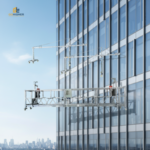 Plateforme de travail suspendue galvanisée à chaud ZLP630, élévateur de chantier, échafaudage suspendu pour le nettoyage des bâtiments de grande hauteur - Product Image 1