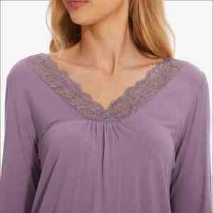 <b>Women's</b> Lace Spliced Knit Sleepwear Set Sexy Lounge Wear Sets <b>Women</b> <b>Pajamas</b> <b>for</b> <b>Women</b> Set Custom Logo Clothing Manufacturer - Product Image 4