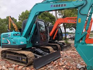 2023 Japon Kobelco SK75 Excavatrice 7 Tonnes 8 Tonnes Mini Machines De Construction Hydraulique Sur Chenilles Pelle Utilisé Kobelco 75 Excavatrice - Product Image 6