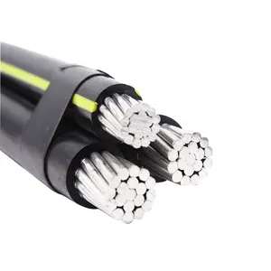 Aerial Bundle Cable Aluminum 50mm 70mm 95mm 120mm 150mm Aac Abc Cable Wire Xlpe Overhead Transmission 6 Core Conductor