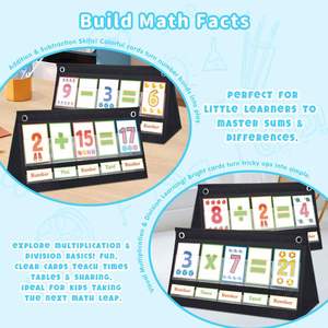 Cartes de nombres éducatives de poche pour tout-petits, pour l'école à domicile, fournitures de classe, apprentissage essentiel, bureau, école - Product Image 6
