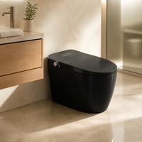 Inodoro Inteligente Integrado con Escudo de Espuma Incorporado, Aromaterapia, Control por Voz, Resistente al Agua IPX4, WC Inteligente para Baño Moderno