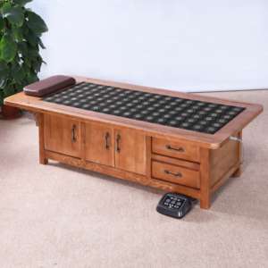 Lit de spa électrique moderne de haute qualité, table de physiothérapie de moxibustion, design de médecine chinoise, hôpital, salon, école - Product Image 1