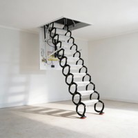 Escalier de grenier électrique pliable en aluminium pour projets d'amélioration de la maison