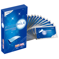 Smilkit 28/14Pcs Strip Pemutih Gigi Label Pribadi Canggih