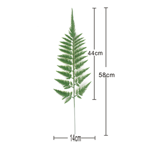 Foglie Decorative all'ingrosso del Cycad della felce artificiale delle foglie di <span class=keywords><strong>palma</strong></span> del Faux - Product Image 6