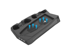 Support de charge avec ventilateur de refroidissement pour console P5 S5 DE/UHD 2in 1 avec HUB 3usd Design simple avec <span class=keywords><strong>prix</strong></span> bon marché - Product Image 2