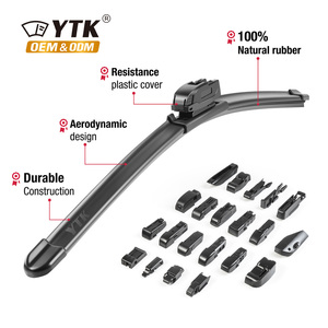 Spazzole Tergicristallo Morbide Universali YTK OEM 2025 Senza Telaio per Parabrezza Anteriore Include Scatola di Carta 10 Adattatori - Product Image 5