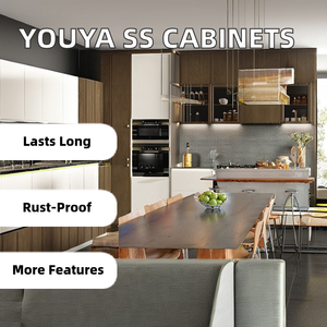 Çin'de toptancı özelleştirilmiş duvara monte ev mutfak dolabı dayanıklı paslanmaz çelik çalışma masası lavabo ve mutfak dolabı - Product Image 2