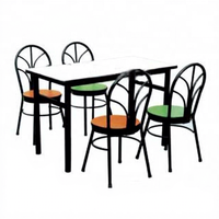 Meubles de Restaurant modernes, Table et chaise, cafétéria