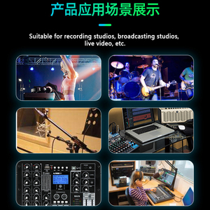 <span class=keywords><strong>Mezclador</strong></span> Profesional GAX-SK6 <span class=keywords><strong>de</strong></span> 6 Canales con 24 Tipos <span class=keywords><strong>de</strong></span> Efectos Digitales y Supresión <span class=keywords><strong>de</strong></span> Retroalimentación, <span class=keywords><strong>Mezclador</strong></span> Profesional <span class=keywords><strong>para</strong></span> Grabación y Karaoke - Product Image 6