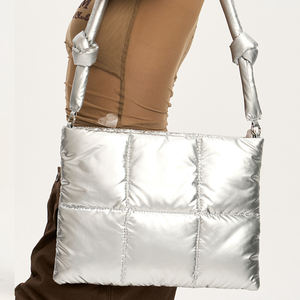 गर्मी का नया फैशन पफी लैपटॉप आस्तीन के साथ तीन आकार वाली सूती लैपटॉप बैग नायलॉन जिपर पुफर लैपटॉप - Product Image 2