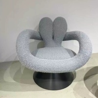 Fauteuil de salon moderne et minimaliste « Serpent et Lapin » de fabrication chinoise, fauteuil simple pour salon, fauteuil pivotant confortable et relaxant