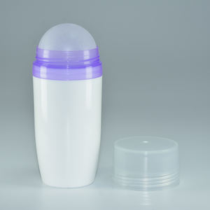 Flacon cosmétique de haute qualité en vente chaude, flacon de parfum anti-transpirant, bouchon transparent, flacon déodorant en PP blanc de 50 ml, flacon roll-on - Product Image 6