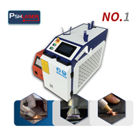 Nouvelle machine de soudage laser à fibre Pshinecnc à double alimentation par fil, 3000W de puissance maximale, type portatif, garantie 3 ans, faible coût