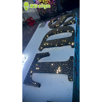Enseigne 3D personnalisée XDsign à LED, effet ciel étoilé, lettres lumineuses à commande Bluetooth, signalétique extérieure certifiée CE, décoration lumineuse